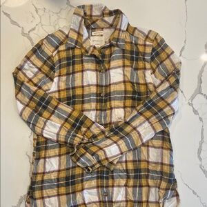 American Eagle Boyfriend Fit Flannel, Size S